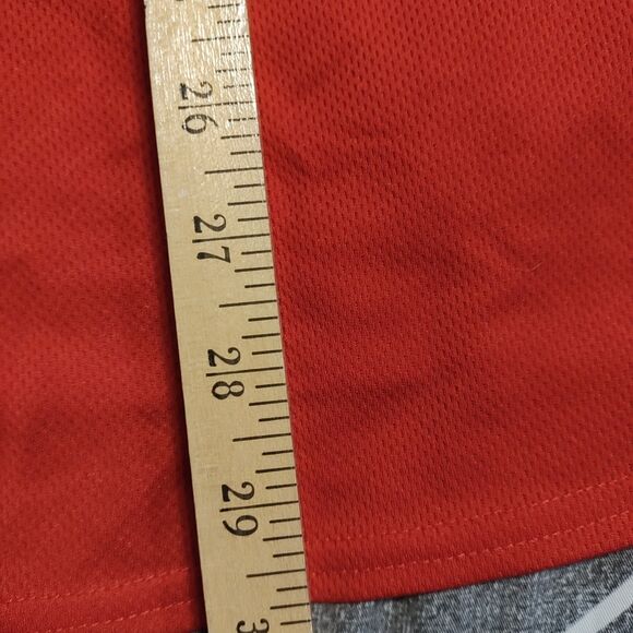 Texas Rangers True Fan Jersey Mens Large Red MLB Baseball - Picture 11 of 13